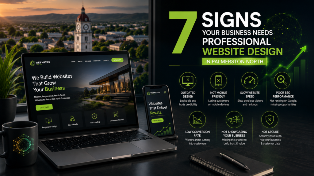 7 Signs Your Business Needs Professional Website Design in Palmerston North