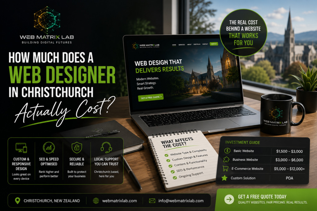 WordPress website design for small businesses in Christchurch