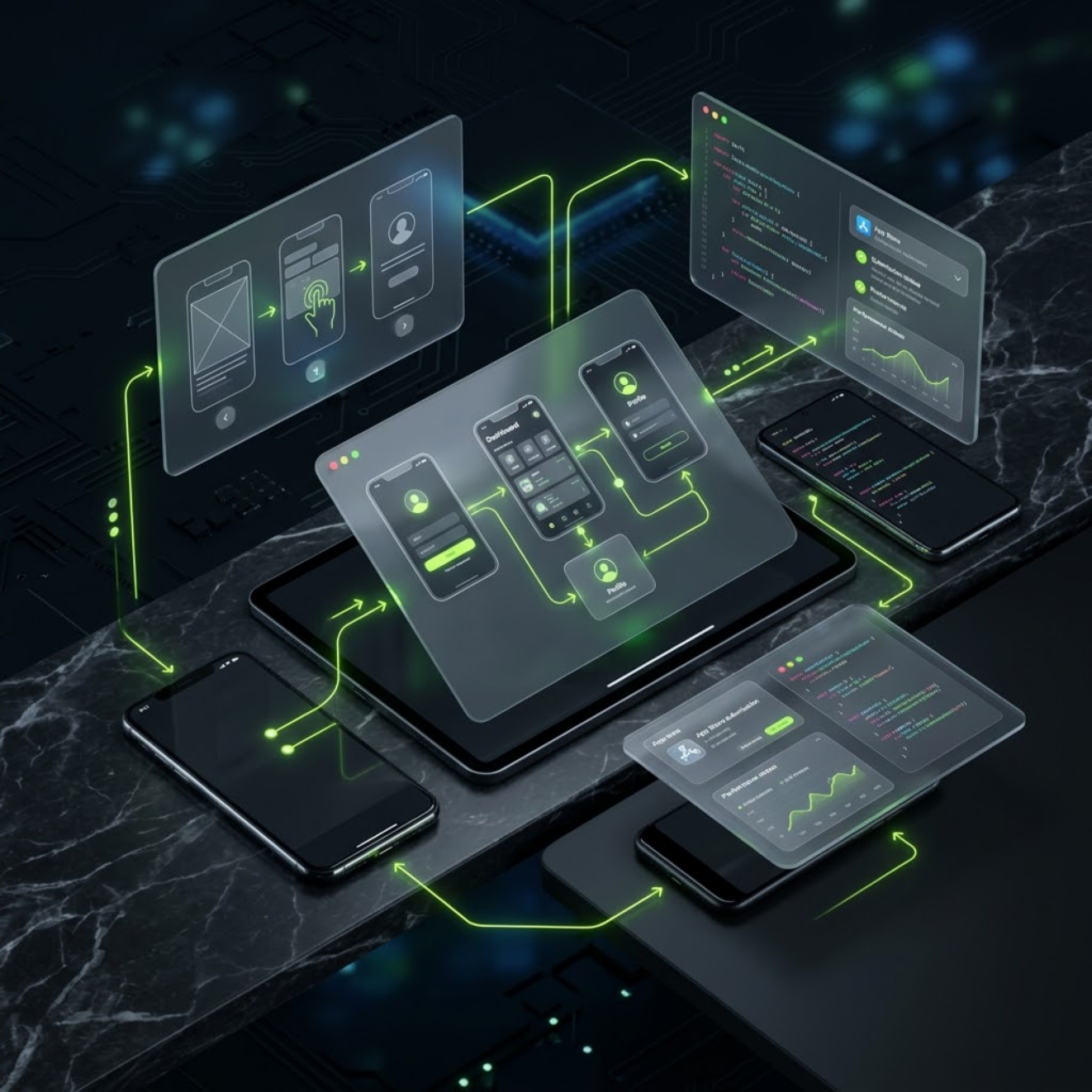 Mobile app development services creating responsive and user-friendly applications for modern businesses