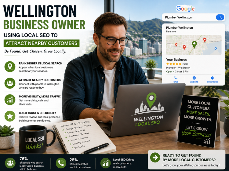 Wellington SEO Services help businesses improve local search visibility, attract more customers and grow online with effective SEO strategies.