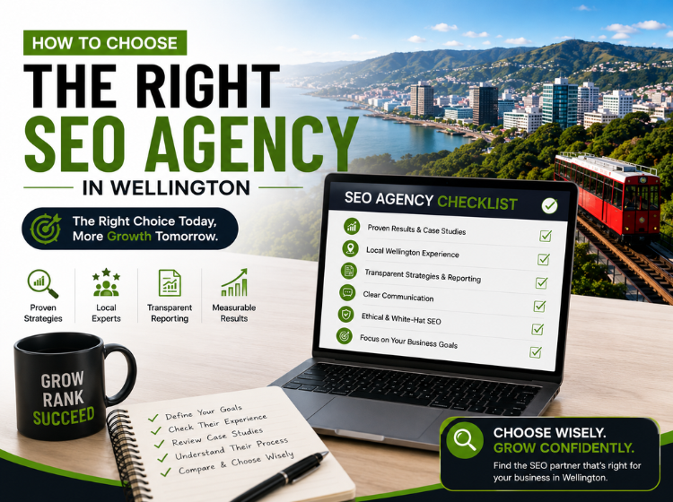 Wellington SEO Services — SEO analytics dashboard showing improved Google rankings, organic traffic, and local search visibility