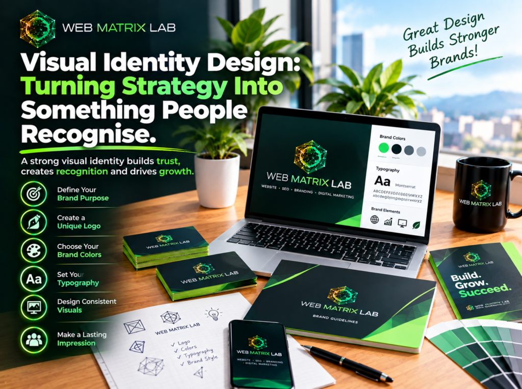 Professional logo and brand identity design for a consistent and memorable business image